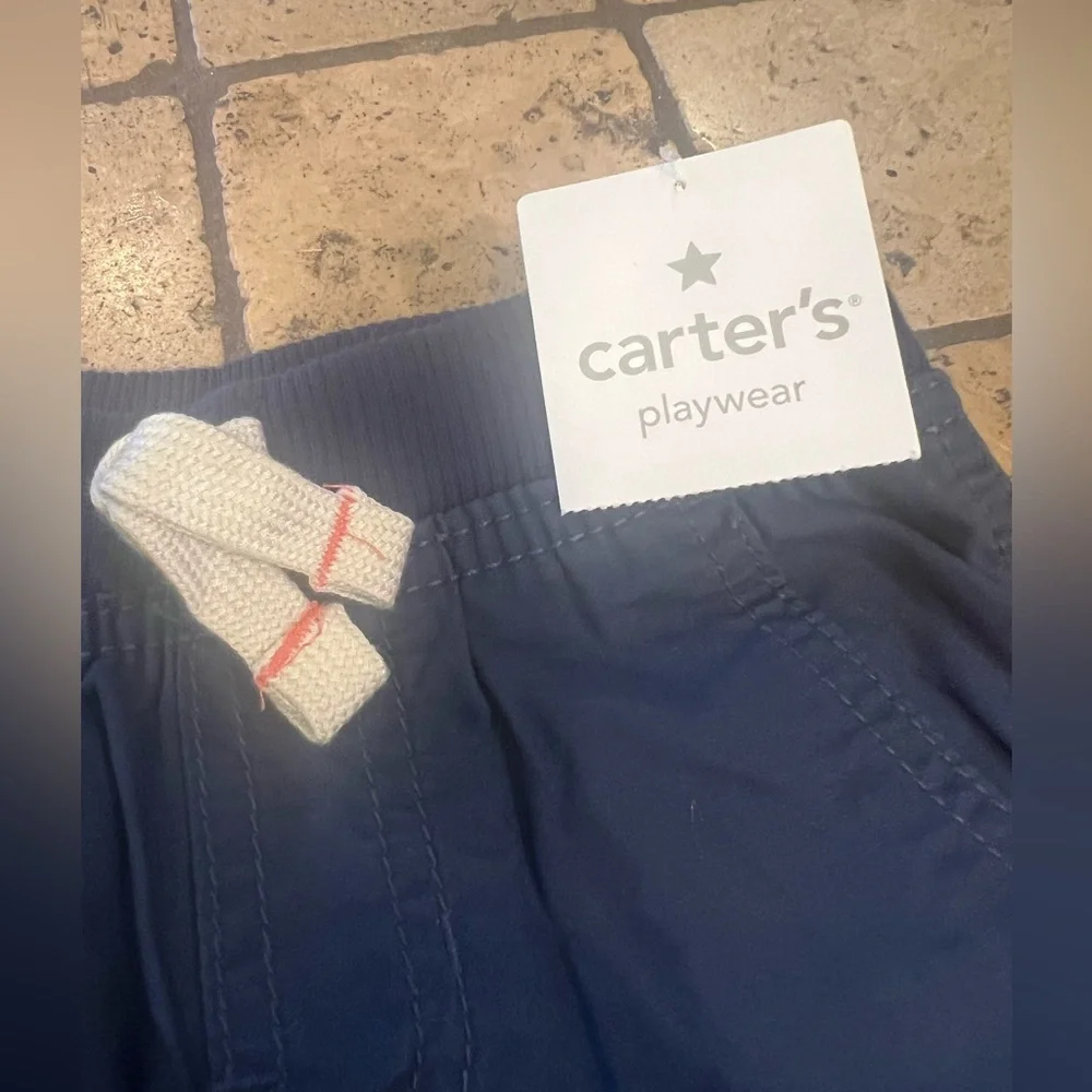 Carter’s Navy Jogger Pants Toddler NWT Elastic Waist Playwear 3T